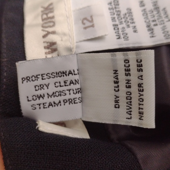 Flawed Jones New York Black Wool Maxi Skirt 12 - Picture 10 of 10